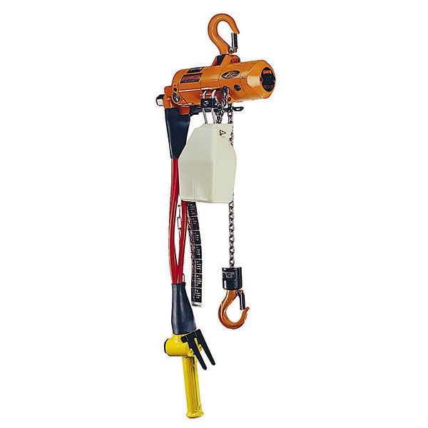 Air Chain Hoist 250 Lb Cap 10 Ft Lift