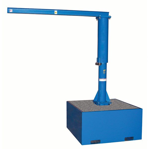 Port Jib 500 Capacity 10 Ft Ibeam W/Filled Base