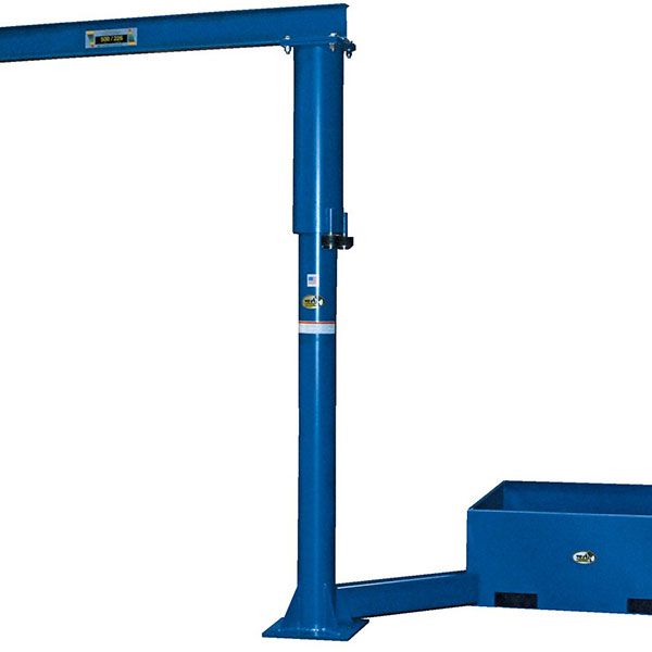 Port Offset Jib 250 Cap 8Ft Ibeam W/Empty Base
