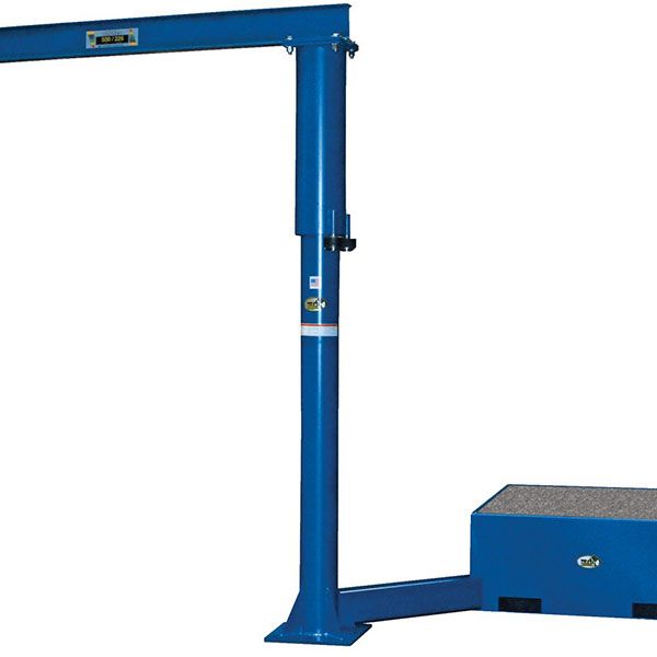 Port Offset Jib 500 Cap 10Ft Ibeam W/Filled Base