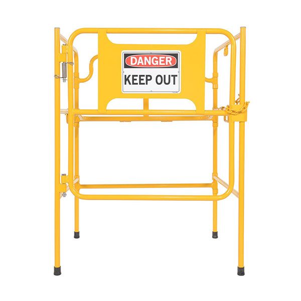 Man Hole Guard Rail Up To 32" With Sign