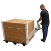 Stretch wrap dispenser with foam ergonomic style handle, Vestil P/N: SW-HAND-BG 