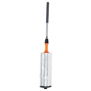 Vestil Ergonomic Telescopic Handle Wrap Stick Stretch Wrapper Model SW-HAND-WS Wrap stick pallet wrap with tension control braking system. Vestil P/N: SW-HAND-WS