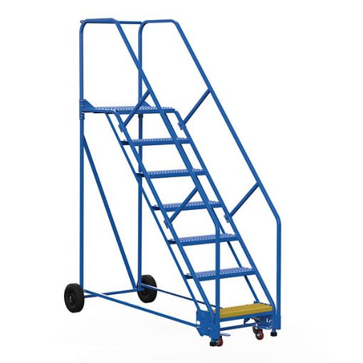 Warehouse Ladder 50 Degree Angle, Grip Strut 9 Step 21 In