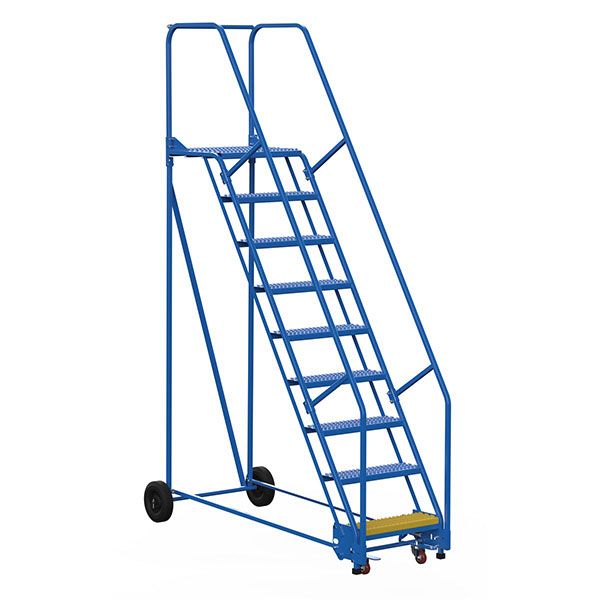 Warehouse Ladder 58 Degree Angle, Grip Strut 11 Step 21In