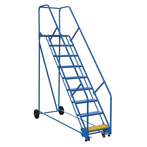 Warehouse Ladder 50 Degree Angle, Perorated 11 Step 21In