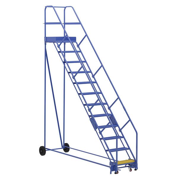 Warehouse Ladder 50 Degree Angle, Perforated 12 Stp 21 In.