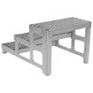 Ss Adjustable Step Stand 3-Step 24 X 34