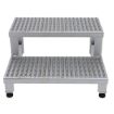 Ss Adjustable Step Stand 2-Step 24 X 23