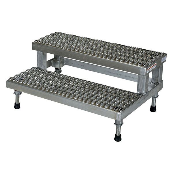 Alum Adjustable Step Stand 2-Step 36X23