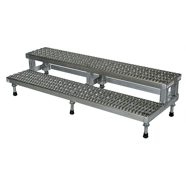 Aluminum Adjustable Step Mate Stand 2 Step 22-3/4 In. x 60-1/8 In. x 14 ...