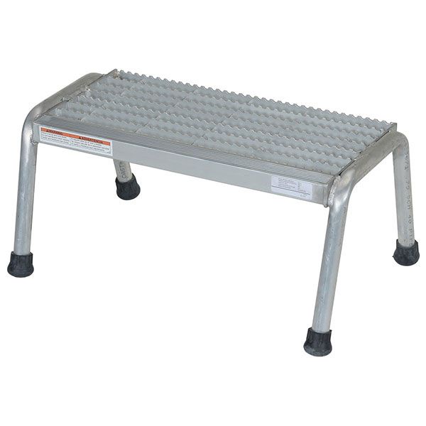 Aluminum Step Stand - 1 Step - Welded
