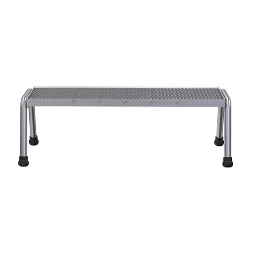 Alum Step Stand- 1 Step Wide Welded Yell