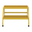 Alum Step Stand- 2 Step Wide Knkdwn Yell