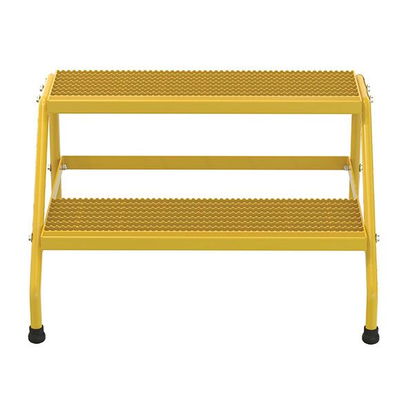 Alum Step Stand- 2 Step Wide Knkdwn Yell