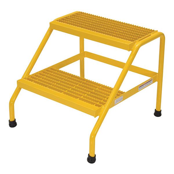 Alum Step Stand - 2 Step Welded Yell