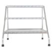 Aluminum Step Stand - 3 Step Wide Welded