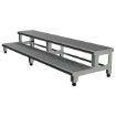 Adjustable Alum Steps Stand 2 Step 72 X 23 - P/N: ASP-72-A