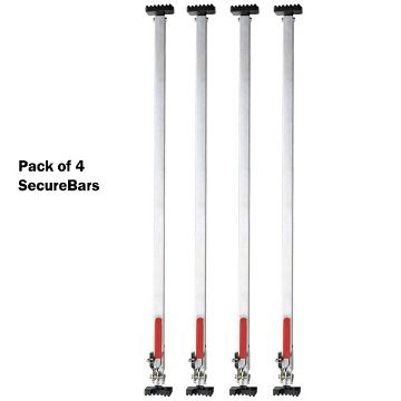 SecureBar cargo bar for pickup trucks and vans 4 Pack 4 Pack of SecureBar cargo bar for pickup trucks and vans.
