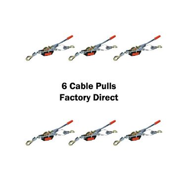 2 Ton Cable Power Puller. (6 Pack) 6 Pack of 2 Ton Cable Power Puller.