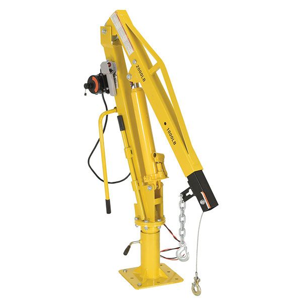 Winch Operated Truck Jib Crane Dc 1K Ext