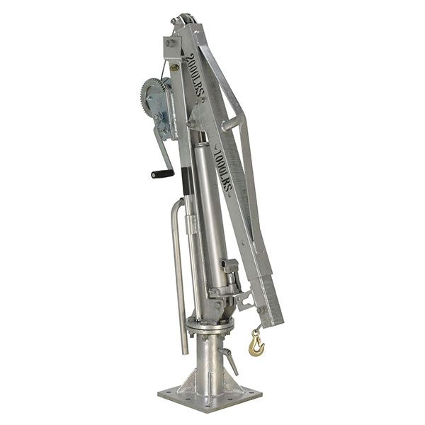 Winch Truck Jib Crane 1K Extended Galv