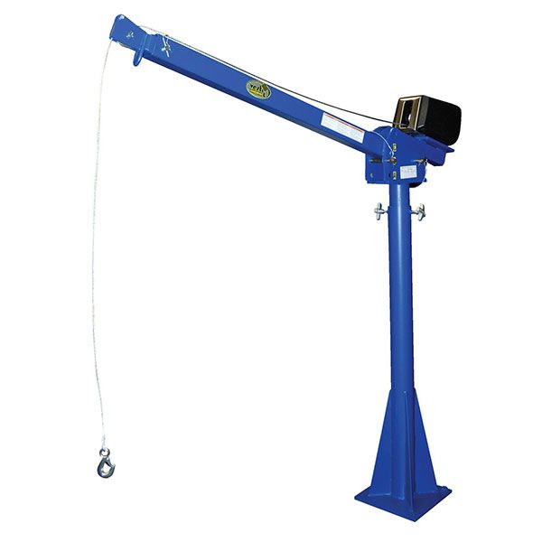Ac Powered Lift Jib Crane 2K 4-7 Ft Boom