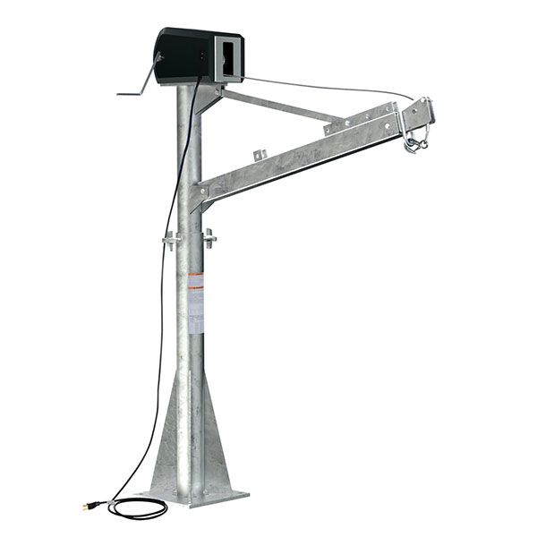 Ac Power Jib Crane 1.5K 66 In Boom Galv