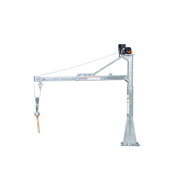 Dc Power Jib Crane 1.5K 66 In Boom Galv