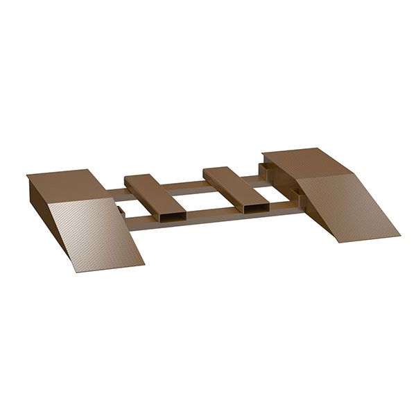 Steel Wheel Risers With Pick-Up Loop 108 X 18 X 12.25