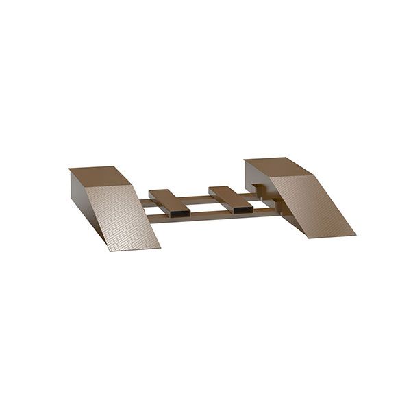 Steel Wheel Risers With Pick-Up Loop 72 X 18 X 8.25