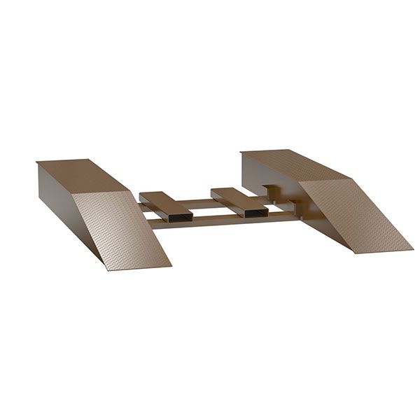 Steel Wheel Risers With Pick-Up Loop 96 X 18 X 8.25