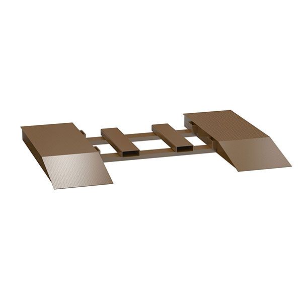 Steel Wheel Risers With Pick-Up Loop 84 X 24 X 10.25