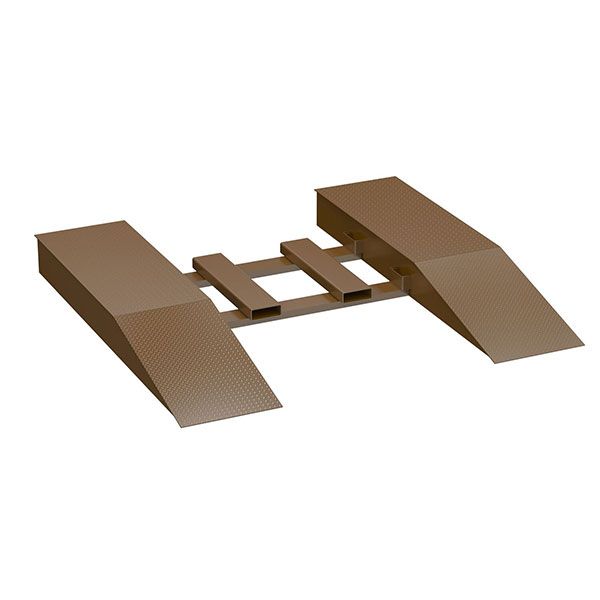Steel Wheel Risers With Pick-Up Loop 60 X 24 X 8.25