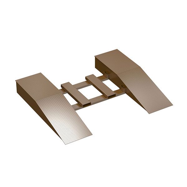 Steel Wheel Risers With Pick-Up Loop 84 X 24 X 8.25