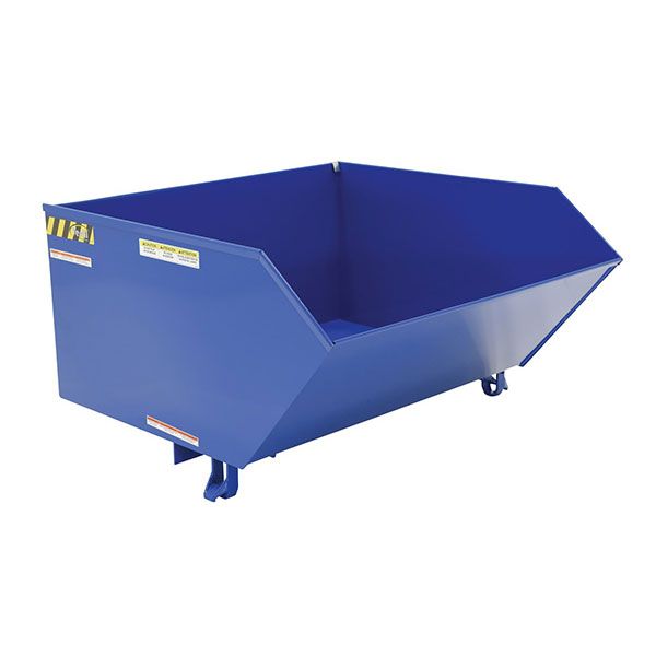Low Profile Hopper Hd 1 Cubic Yard-Blue