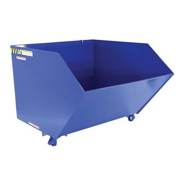 Low Profile Hopper Hd 1.5 Cubic Yard-Blue