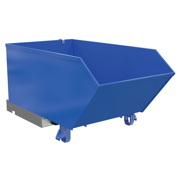 Low Profile Hopper Hd .33 Cubic Yard-Blue