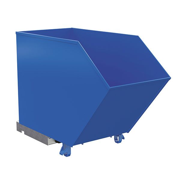 Low Profile Hopper Ld .75 Cubic Yard-Blue