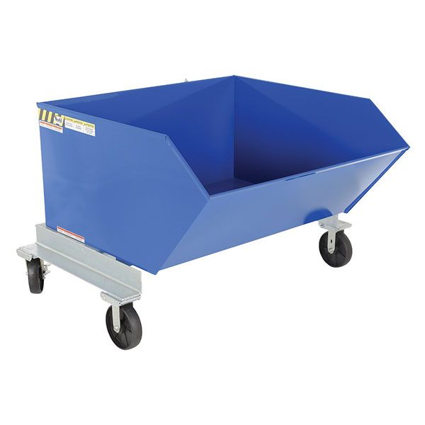 Portable Hopper Tilt Refuse 1 Cubic Yd