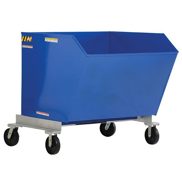 Portable Hopper Tilt Refuse 1.5 Cubic Yd