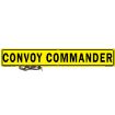 Convoy Commander US Military Convoy Sign, PVC 13 OZ - 50" X 8"