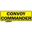 Convoy Commander US Military Convoy Sign, PVC 13 OZ - 50" X 16"