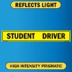 Student Driver US Military Convoy Sign, Alum HIP 0.063 - 50" X 8"