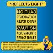 Move Tandems & Mirrored Loading Dock Sign, Alum HIP 0.063 - 18" X 24"