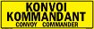Reflective Convoy Follows Sign, Bilingual German/English, 0.080 Alum HIP - 50x8
