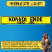 Reflective Convoy Ends Sign, Bilingual German/English, PVC 13oz - 50x8