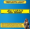Reflective Convoy Commander Sign, Aluminum HIP 0.063, Bilingual Arabic and English, 50x8