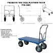 Picture of Steel Platform Trucks w Pneumatic Tires