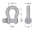 Picture of Peer-Lift Alloy Screw Pin Anchor Shackles
